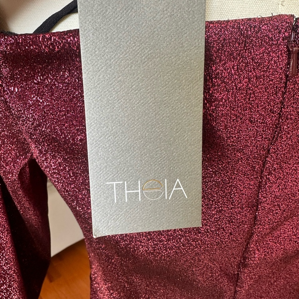 THEIA Elegant Formal Cocktail Dress Glamorous Evening Party Holiday - Picture 8 of 15